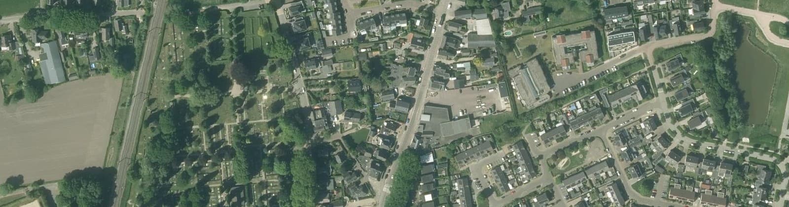 Luchtfoto van Rhienderen Kern