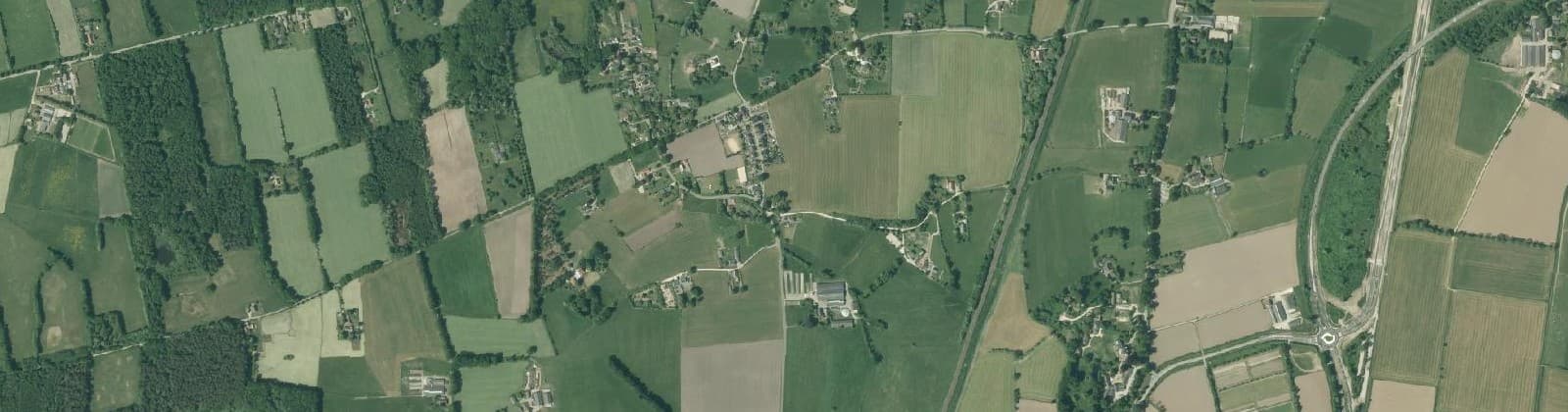Luchtfoto van Oeken Buitengebied