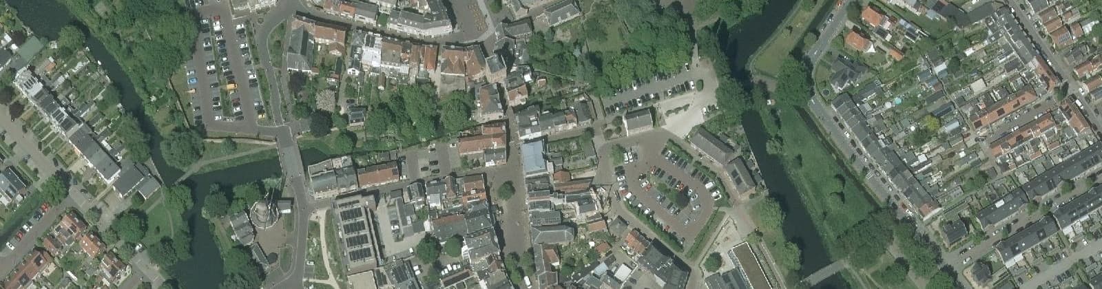 Luchtfoto van Binnenstad