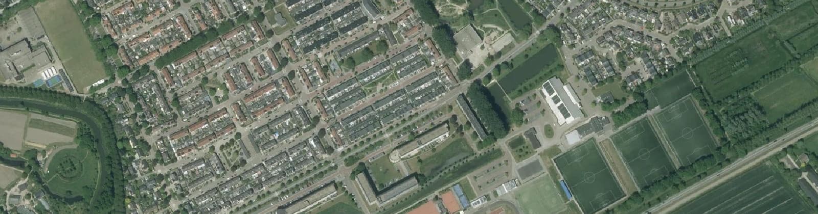 Luchtfoto van Ter Weijde Statenliedenbuurt