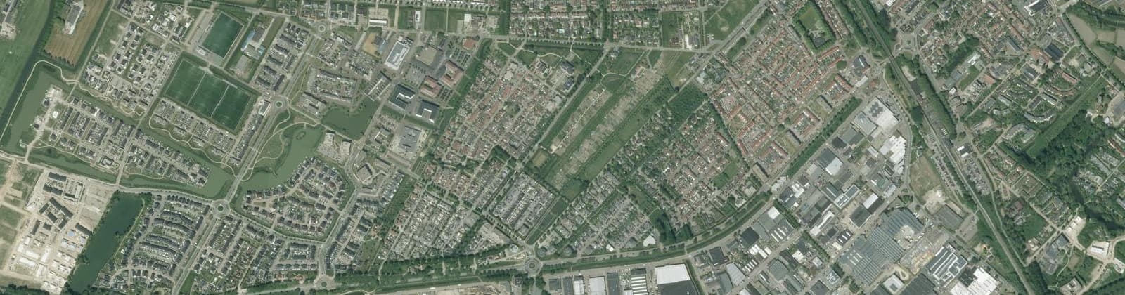 Luchtfoto van Parijsch Landzicht