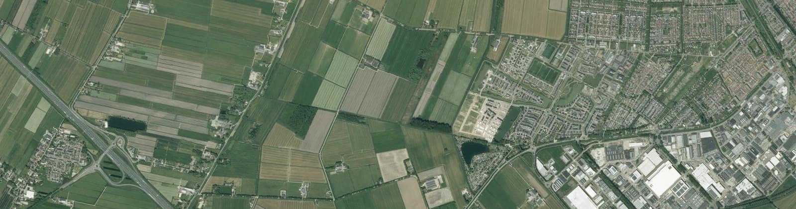 Luchtfoto van Buitengebied Waterlinie