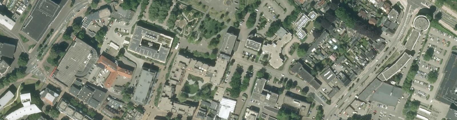 Luchtfoto van Stadscentrum - noord