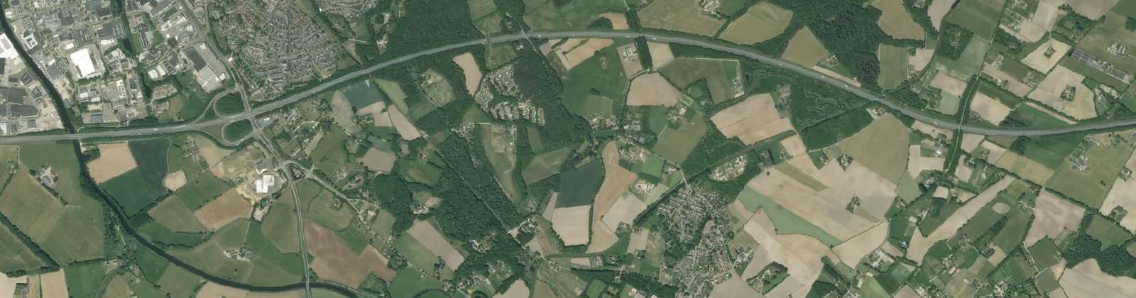 Luchtfoto van Buitengebied - de Wrange