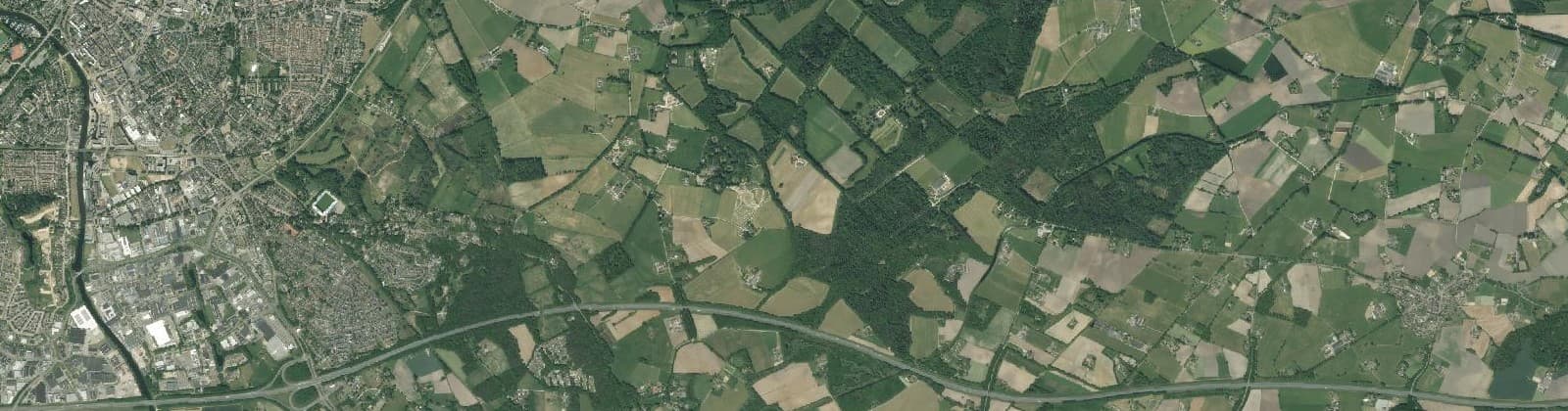 Luchtfoto van Buitengebied - Nutselaer / Abdij