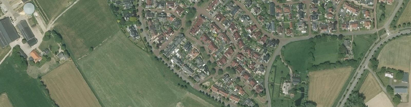 Luchtfoto van Landelijk wonen