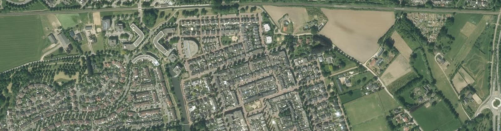 Luchtfoto van Stadskwartier - noord