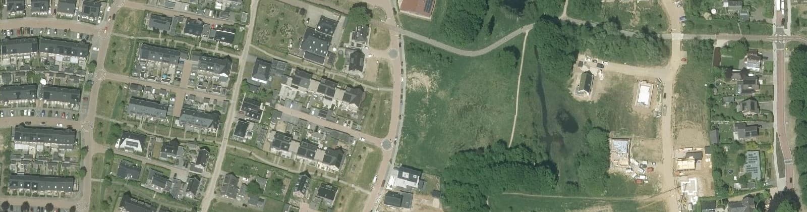 Luchtfoto van Wijnbergen - Het Midden