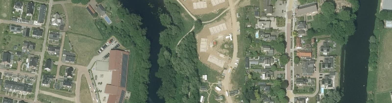 Luchtfoto van Wijnbergen - De Kwekerij
