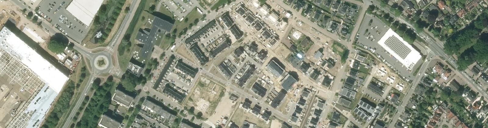 Luchtfoto van IJsseltuin / Heelweg