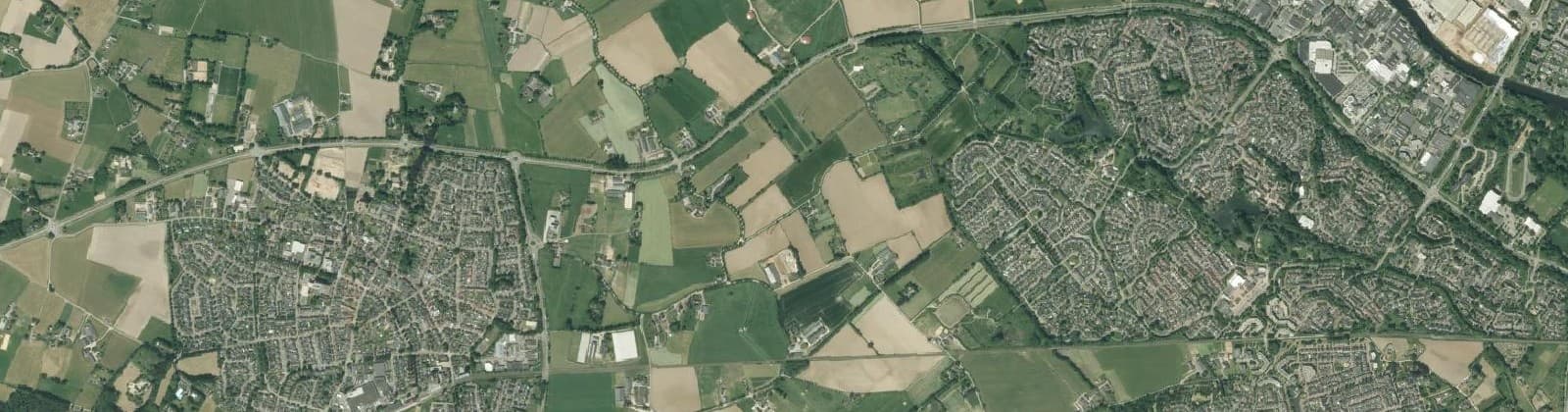 Luchtfoto van Wehl - oost