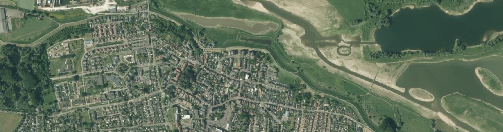 Luchtfoto van Oud Druten