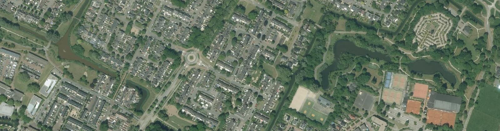 Luchtfoto van De Vergert