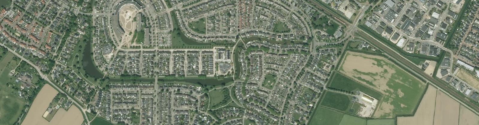 Luchtfoto van Zuidoost