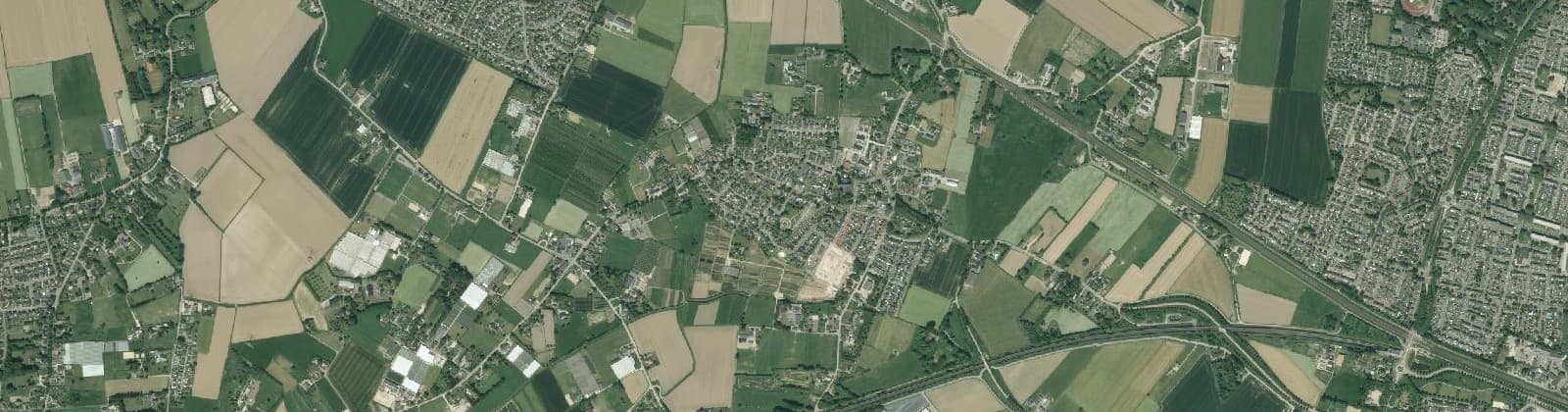 Luchtfoto van Groessen