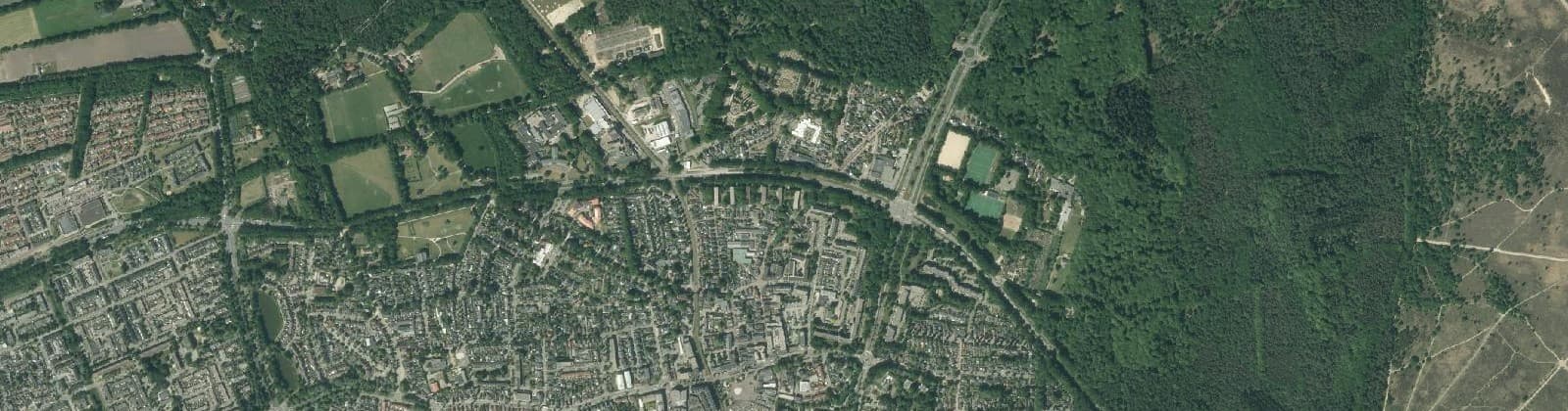 Luchtfoto van Bosrand