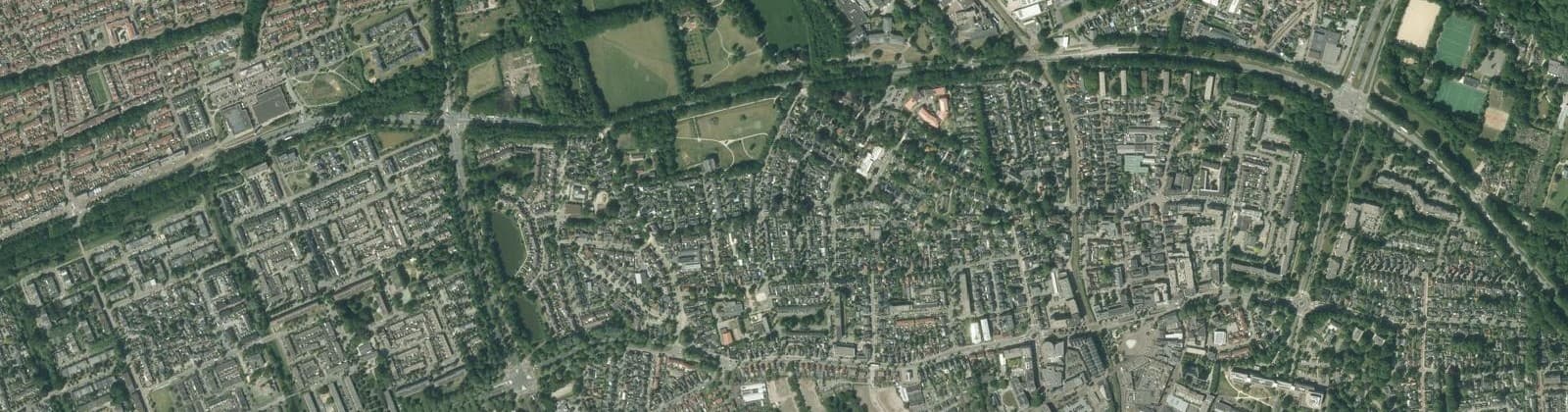 Luchtfoto van Zeeheldenbuurt