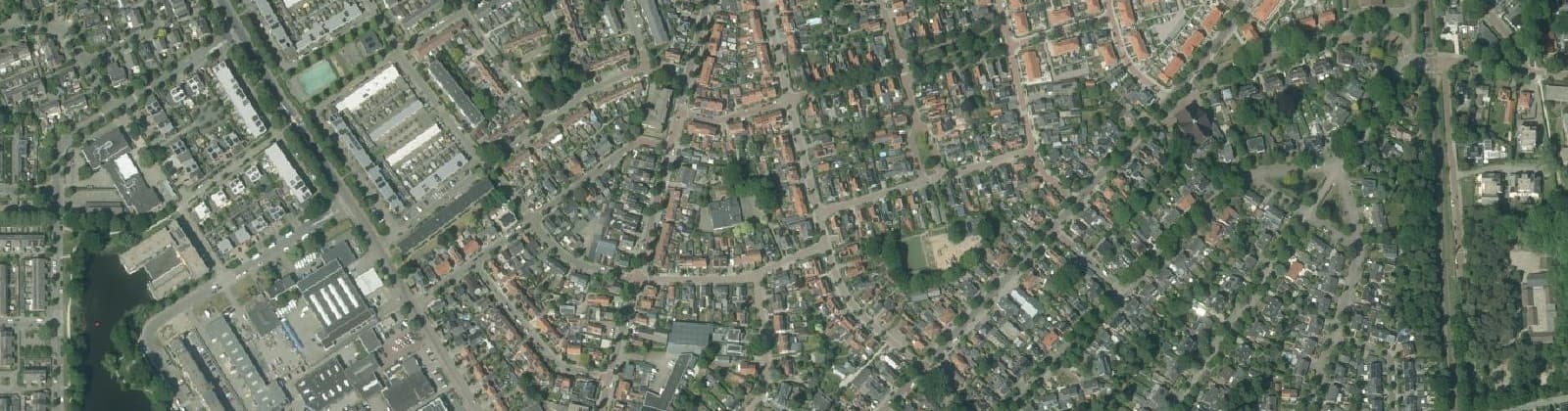Luchtfoto van Bloemenbuurt