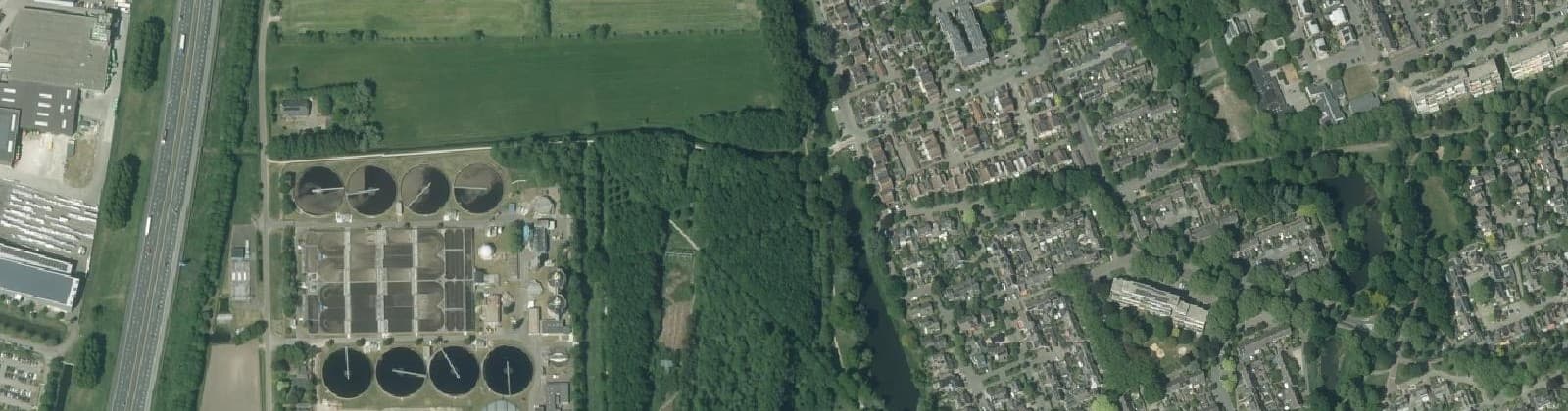 Luchtfoto van De Velden en Beken