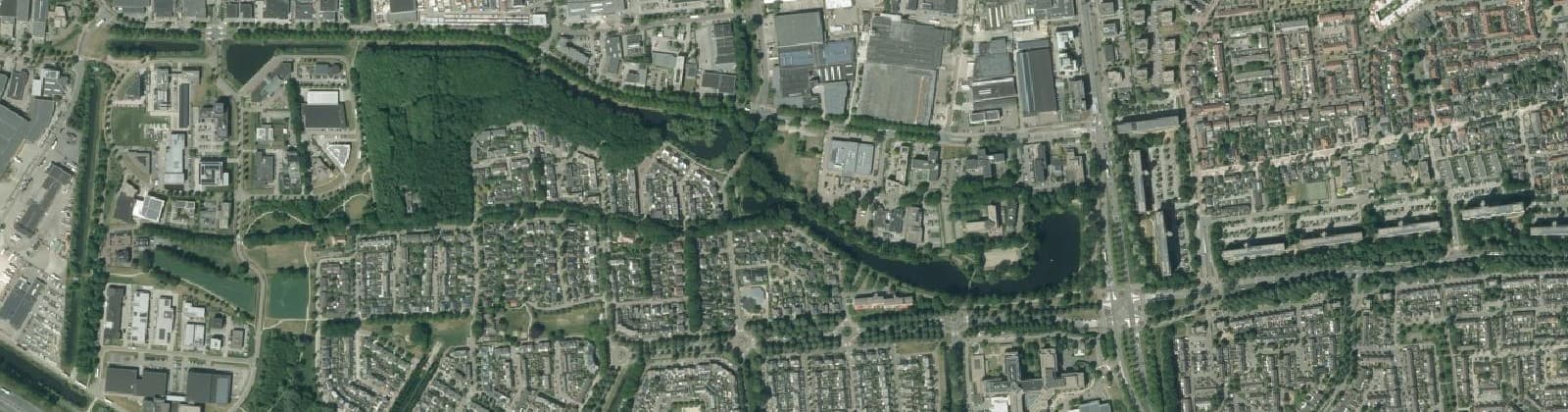 Luchtfoto van De Parken