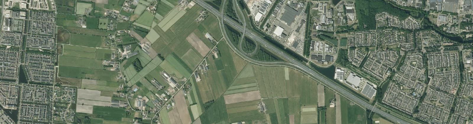 Luchtfoto van Maanderbroek