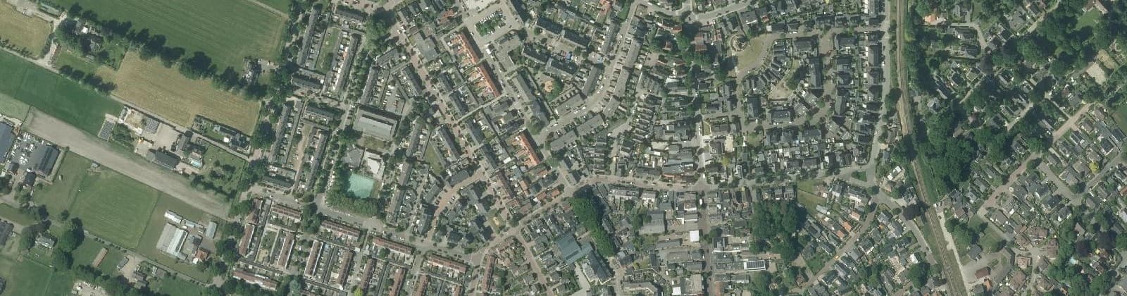 Luchtfoto van Wormshoef