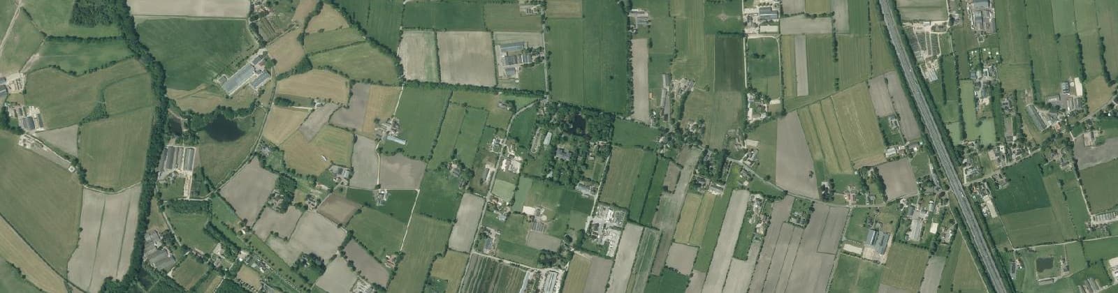 Luchtfoto van De Veenen