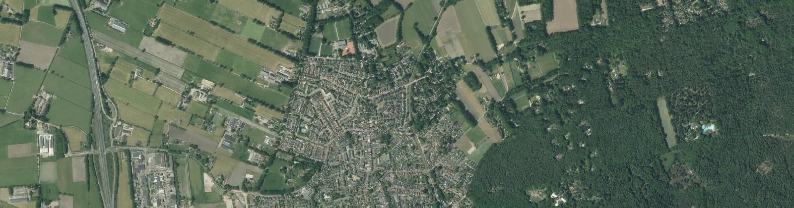 Luchtfoto van Lunterse Veld