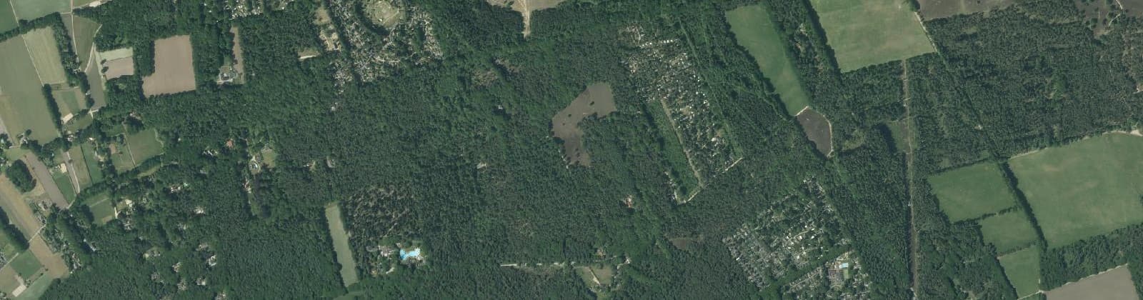 Luchtfoto van Lunterse Buurtbos