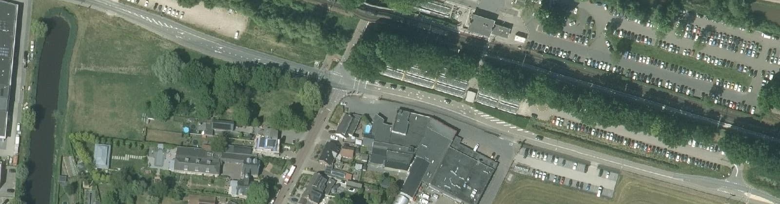 Luchtfoto van De Klomp dorp
