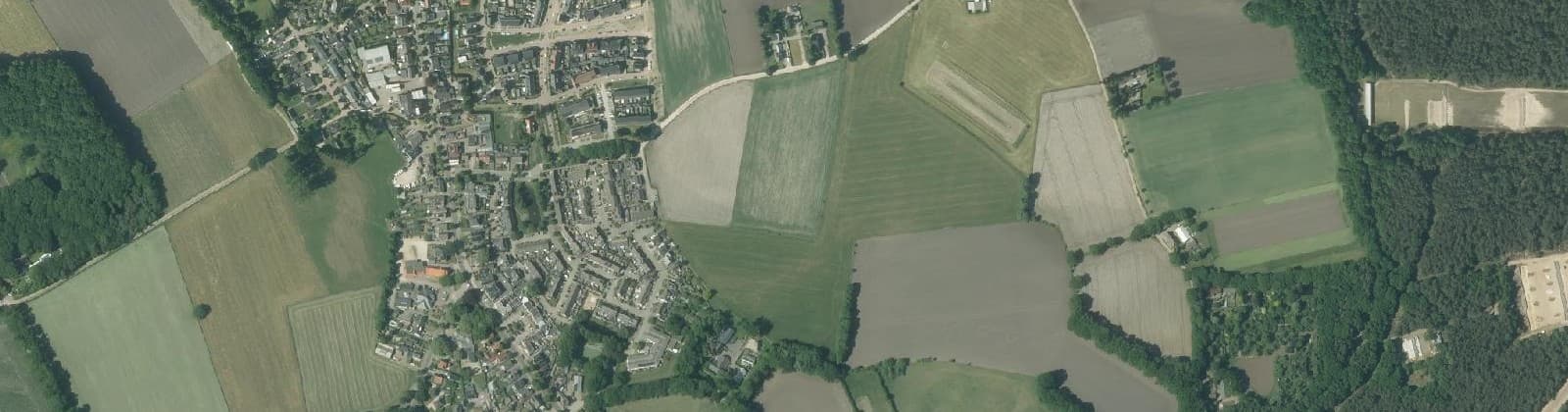 Luchtfoto van Harskamp dorp