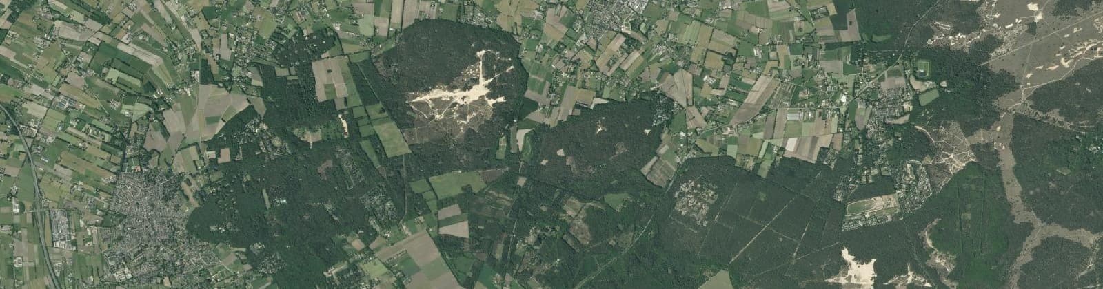 Luchtfoto van Wekeromse Zand