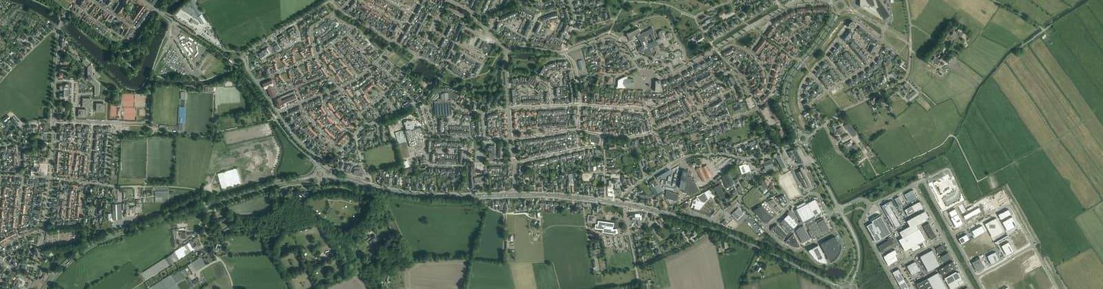 Luchtfoto van Oostendorp