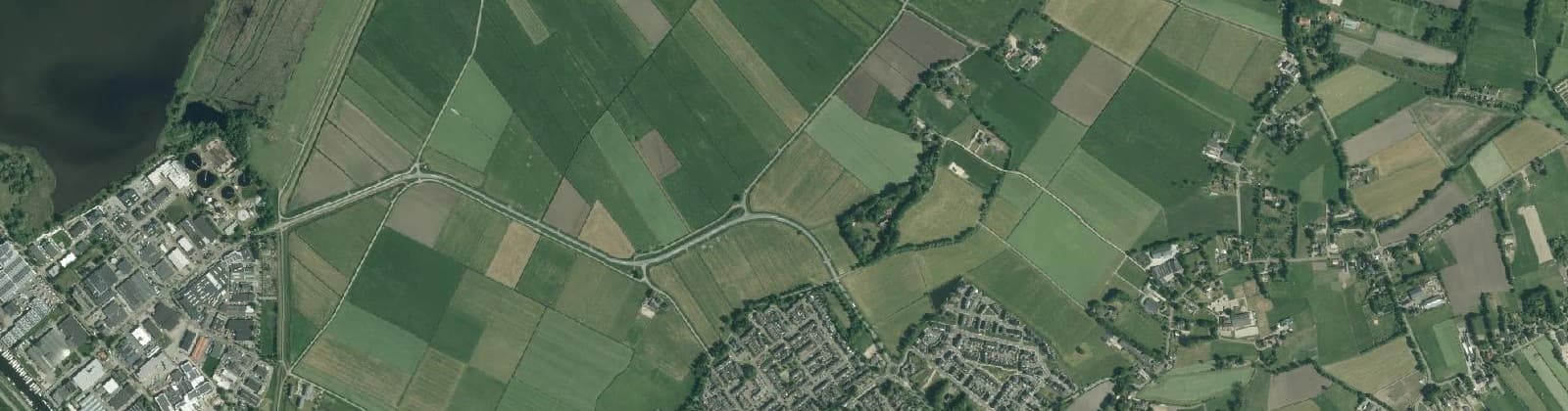 Luchtfoto van Buitengebied Elburg Noord