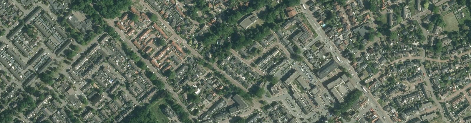 Luchtfoto van ’t Harde Centrum