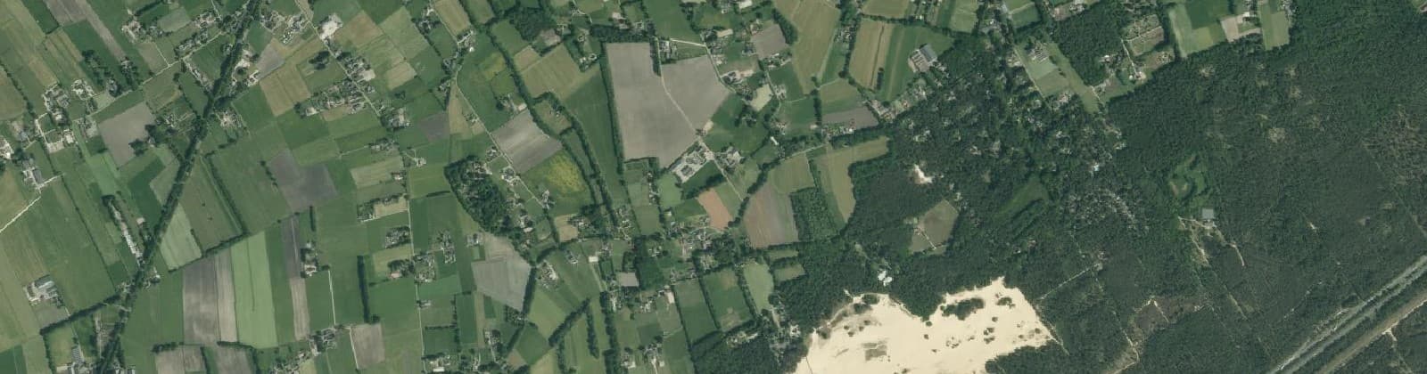 Luchtfoto van Buitengebied Doornspijk Oost