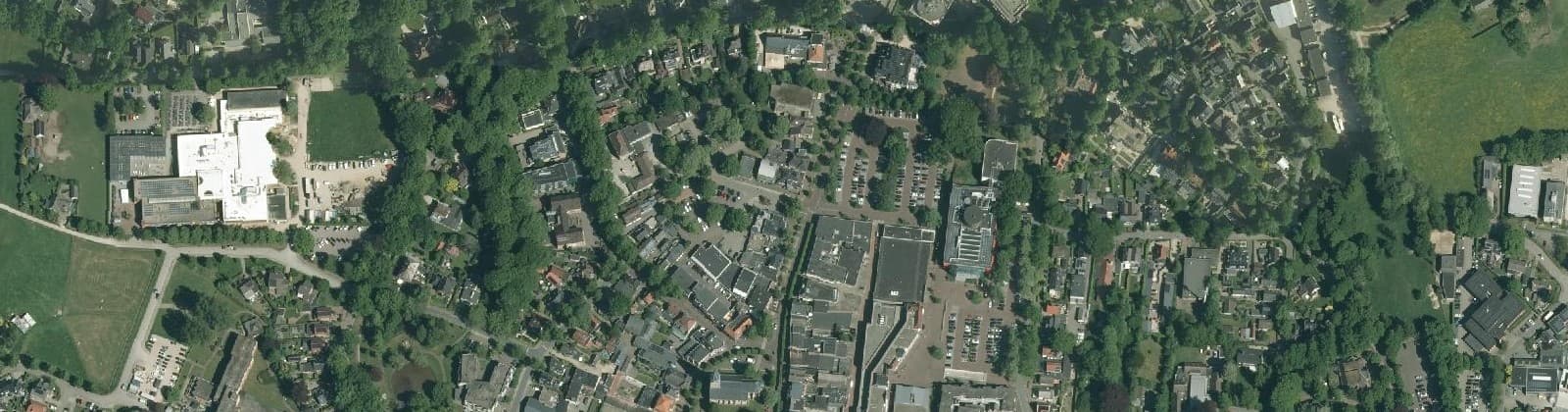 Luchtfoto van Epe Centrum