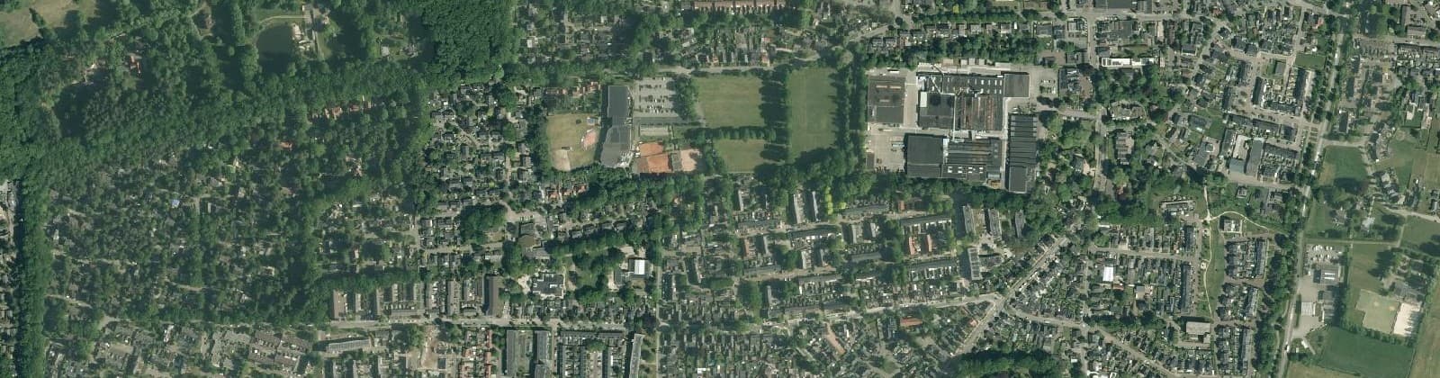 Luchtfoto van Krugerstraat Zuid