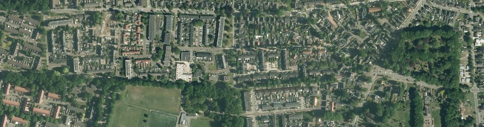 Luchtfoto van Woestijnweg