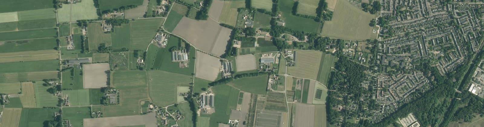 Luchtfoto van Verspreide huizen Telgt