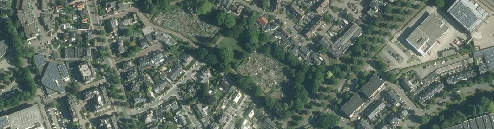 Luchtfoto van Friesegracht Zuid