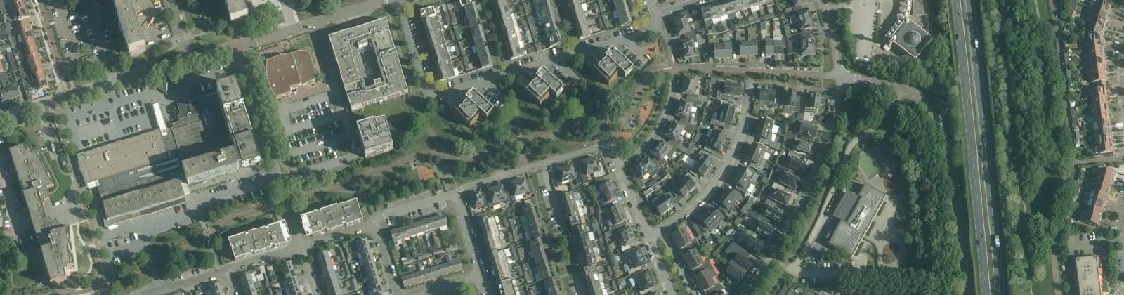 Luchtfoto van Stadsdennen Oost
