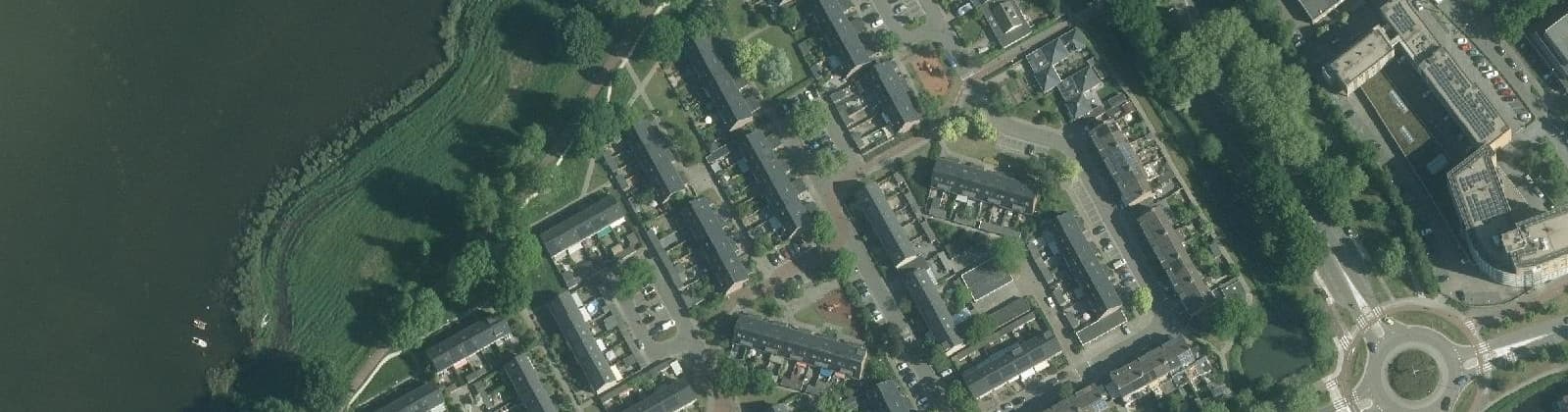 Luchtfoto van Hanzewaard