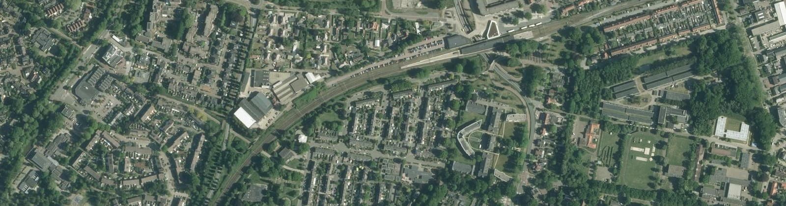 Luchtfoto van Slingerbos Noord