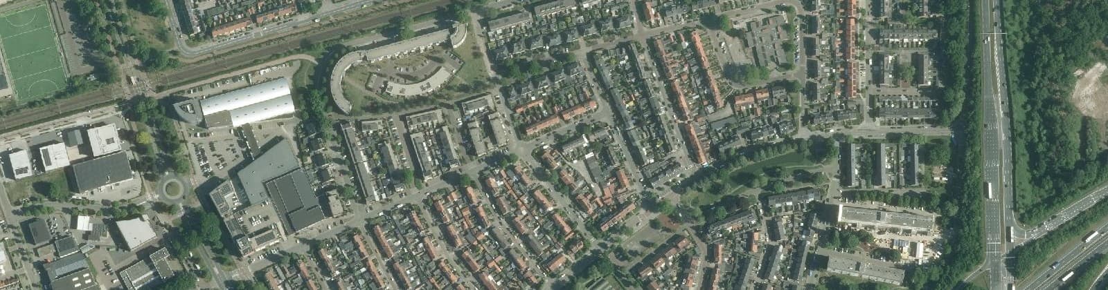 Luchtfoto van De Wittenhagen Noord