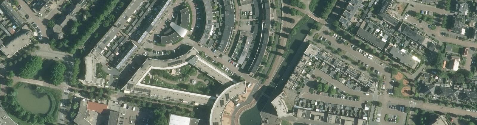 Luchtfoto van Drielanden Centrum