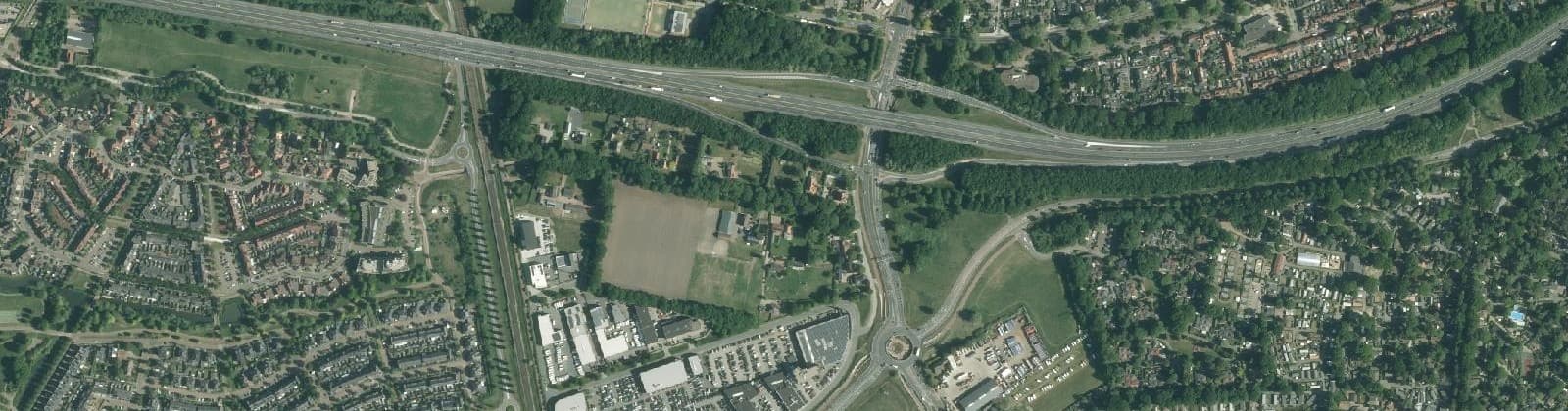 Luchtfoto van Weisteeg