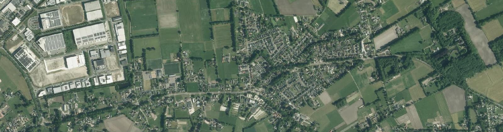 Luchtfoto van Hierden Dorp