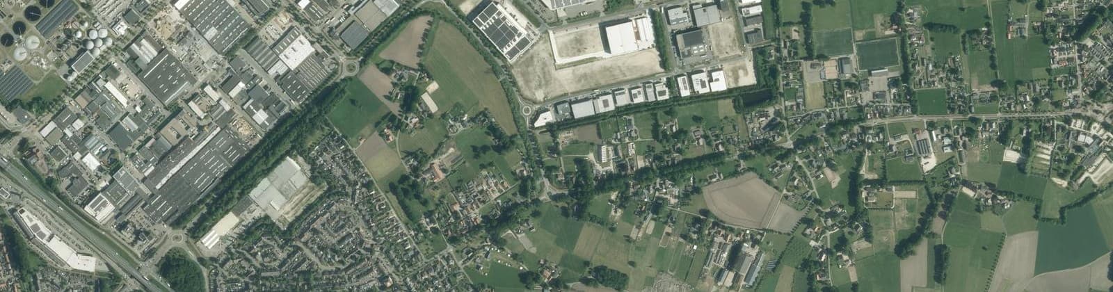 Luchtfoto van Hierden Glindweg
