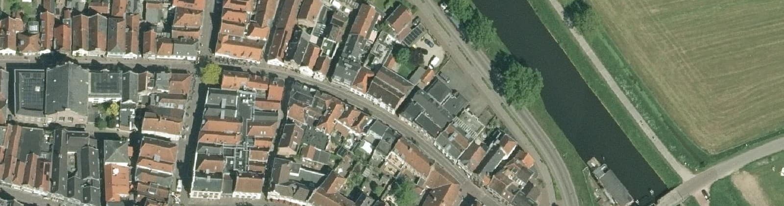 Luchtfoto van Binnenstad